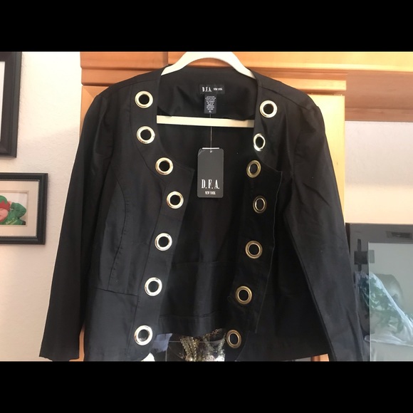 womens dressy black jacket